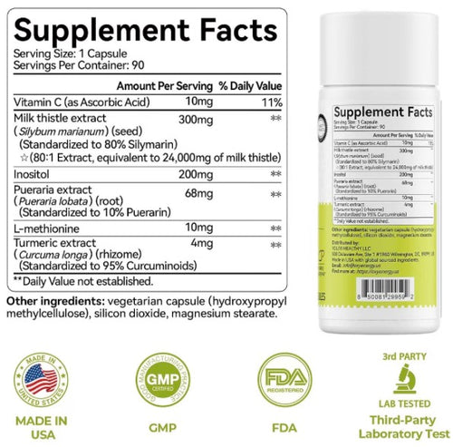 LUMVELLE Milk Thistle Liver Capsules